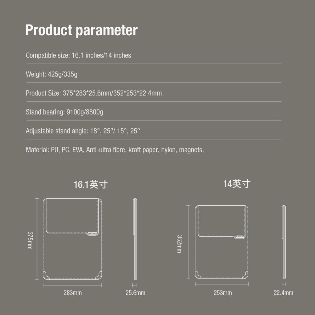 14.0 Inch Water Wave Texture Laptop Sleeve - Versatile Design - Black