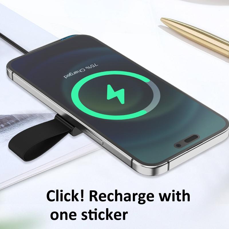 3 In 1 Magnetic Wireless Charger With Phone Ring Black