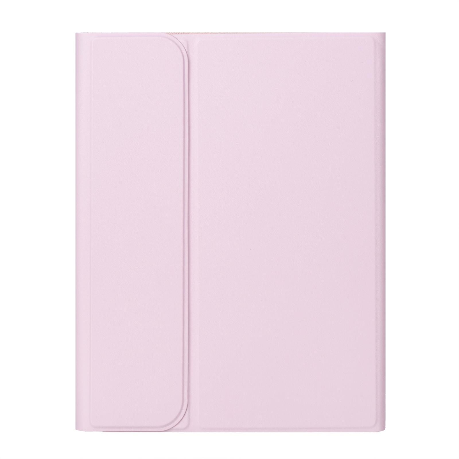 10.9 Ipad 10Th Gen 2022 Backlit Keyboard Case With Pen Slot - Bluetooth Leather - Pink
