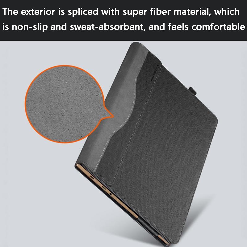 Yoga 720-13 Laptop Leather Case - Protective - Gentleman Gray