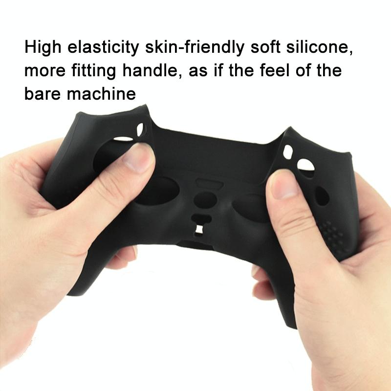Black Polka Dot Silicone Joystick Cover for Ps5 Controller