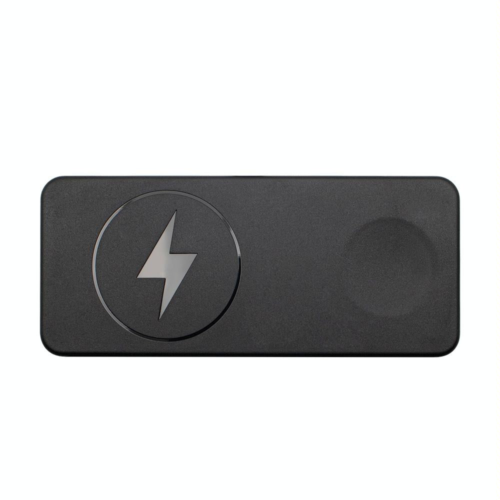 2 In 1 Magnetic Wireless Charger Black