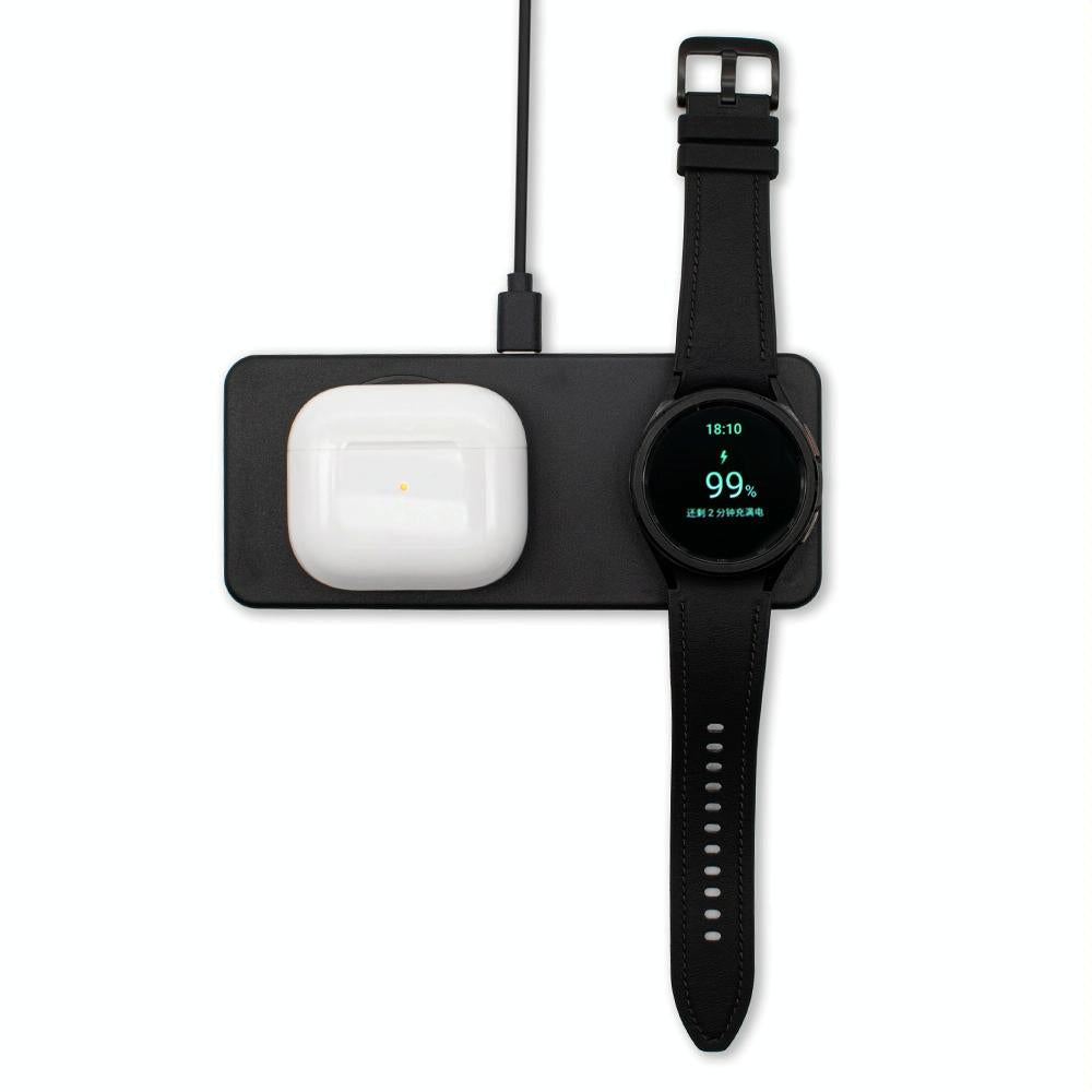 2 In 1 Magnetic Wireless Charger Black