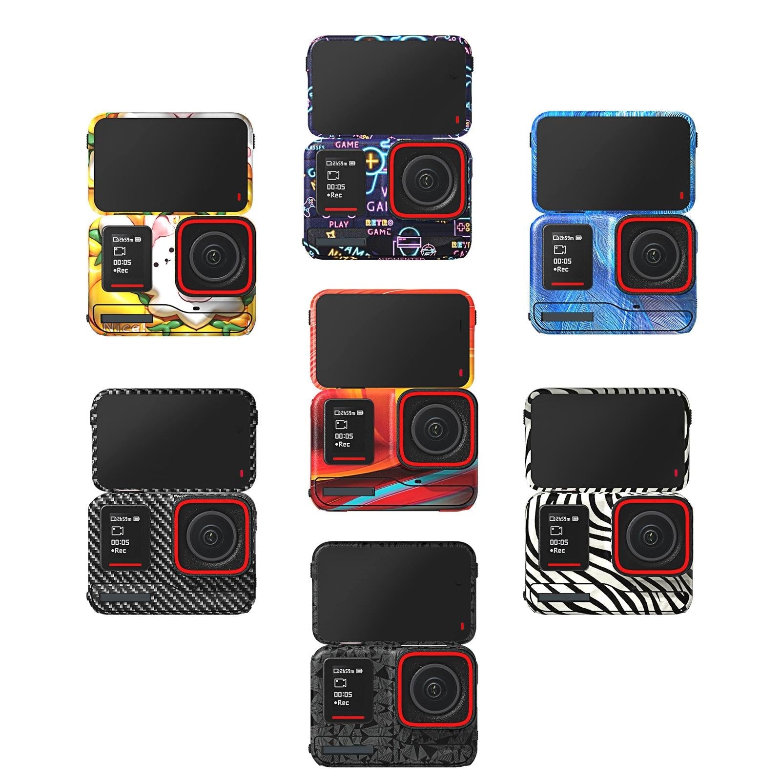 Sports Camera Accessories for Insta360 Ace Pro - Amagisn Body Sticker - Painting