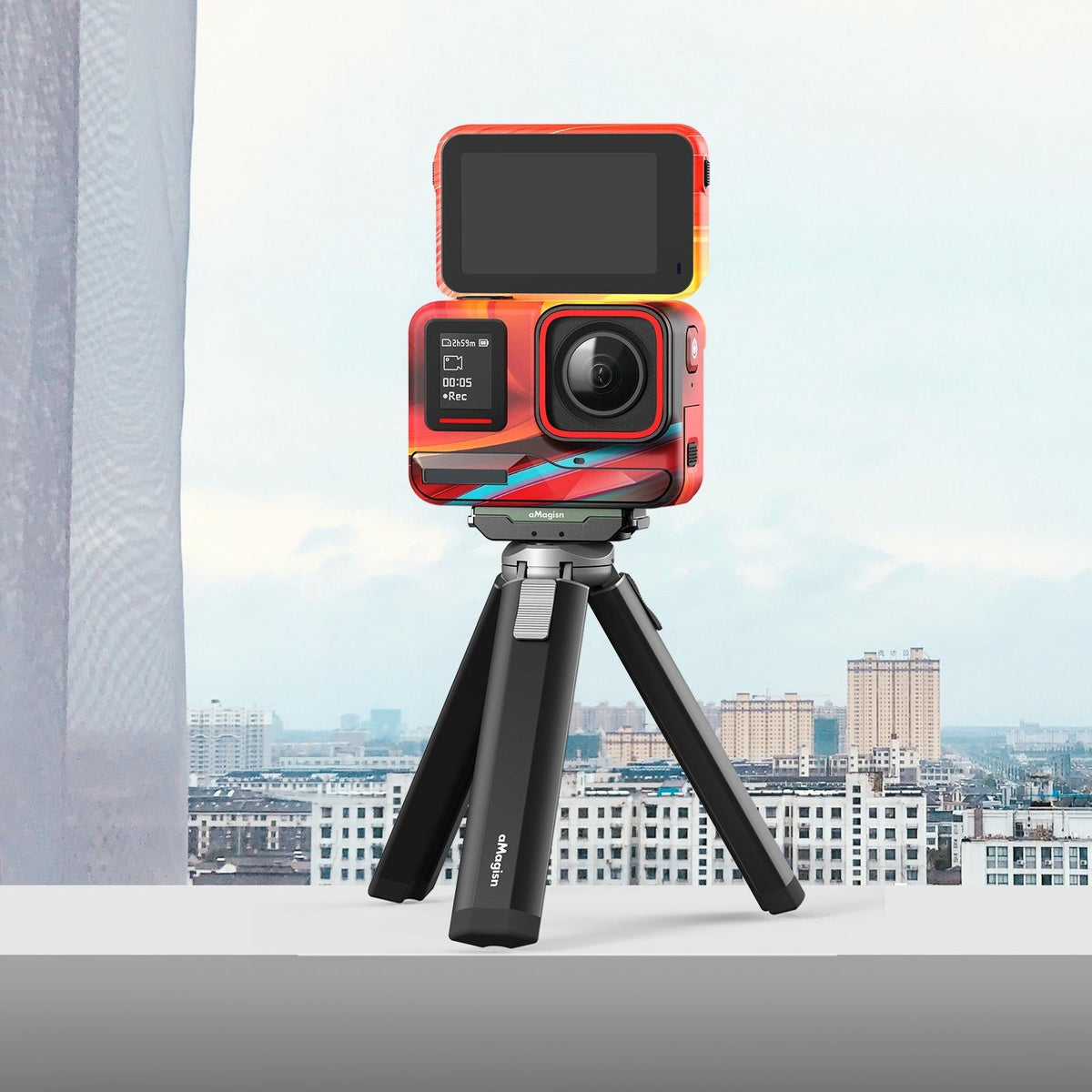 Sports Camera Accessories for Insta360 Ace Pro - Amagisn Body Sticker - Painting