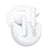 Wireless Bluetooth Earphones with Noise Reduction for Calls and Music - Semi-in-ear Design - White