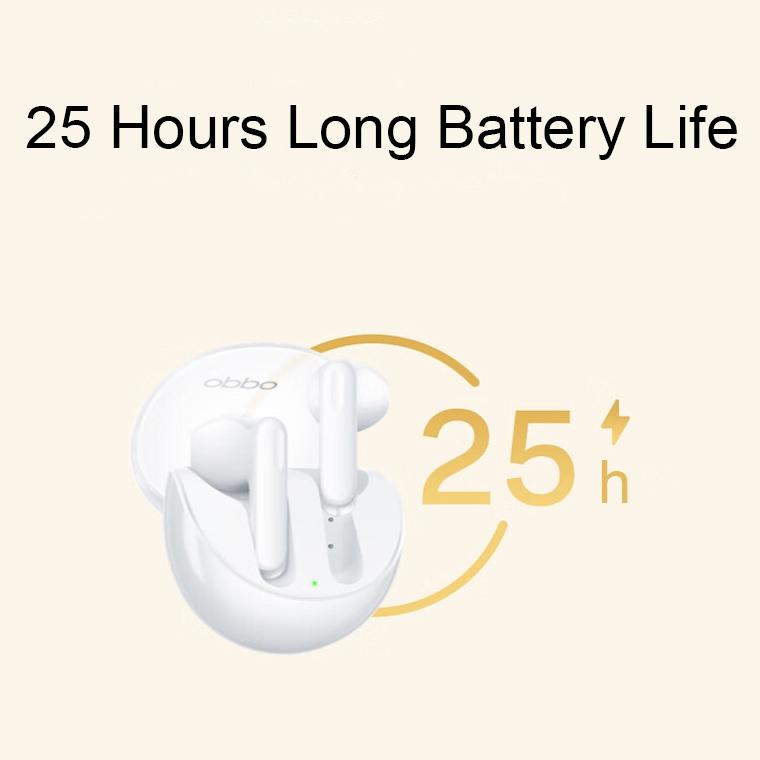 Wireless Bluetooth Earphones with Noise Reduction for Calls and Music - Semi-in-ear Design - White