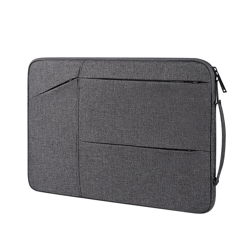 13.3 Inch Waterproof Laptop Handbag with Shock-absorbing Capacity - Grey