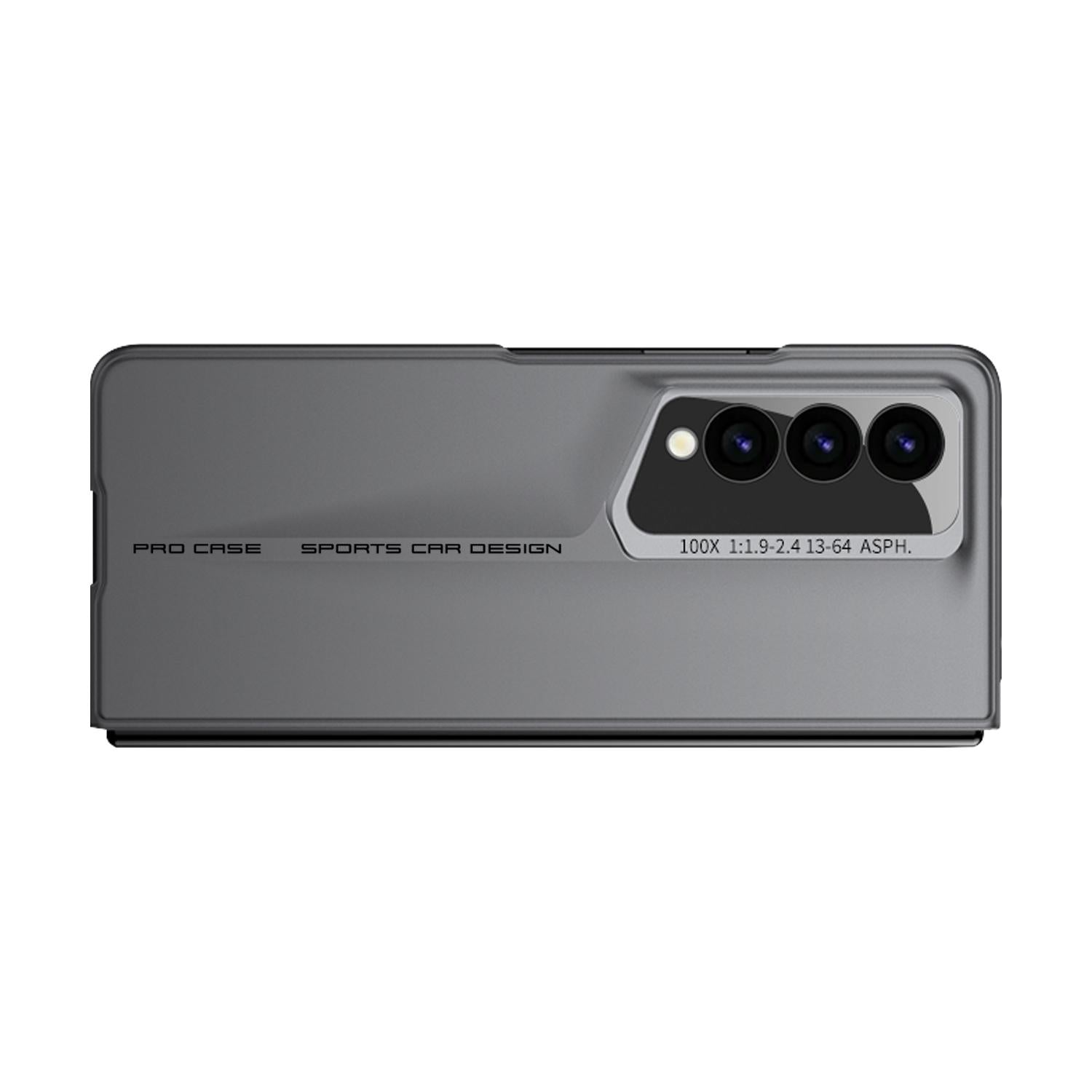 For Samsung Galaxy Z Fold4 5G Full Coverage Ultra Thin Case - Grey