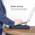 14 Inch Multifunctional Laptop Storage Bag with Holder - Black