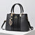Large Capacity Summer Lady Handbag - Colourblock Shoulder / Crossbody - Coffee