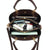 Large Capacity Summer Lady Handbag - Colourblock Shoulder / Crossbody - Coffee