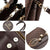 Large Capacity Summer Lady Handbag - Colourblock Shoulder / Crossbody - Coffee