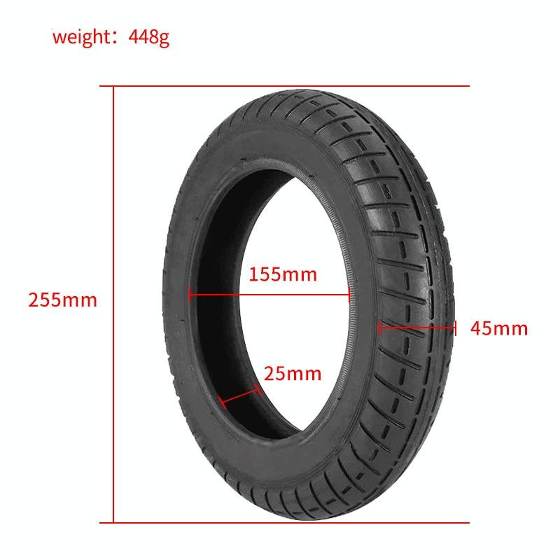 10x2 Inner Tube & Outer Tire Combo for Xiaomi M365 / M365 Pro Electric Scooter - Black