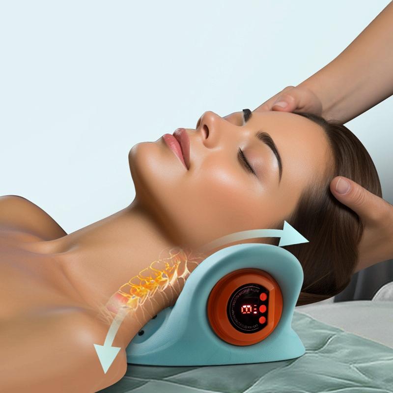 Blue Hot Compress Shoulder & Neck Massager