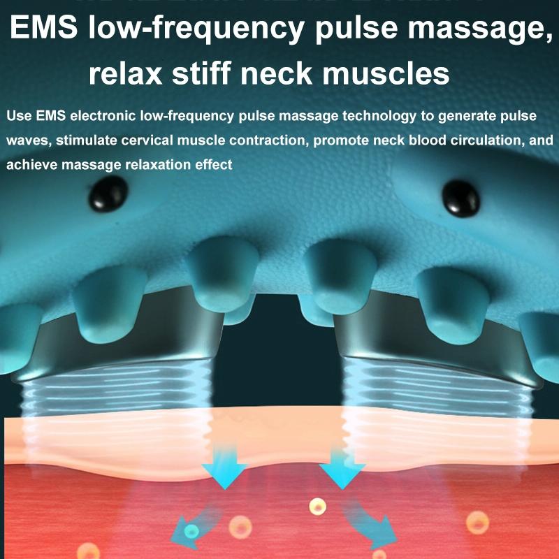 Blue Hot Compress Shoulder & Neck Massager