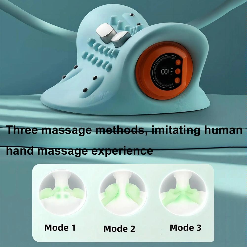 Blue Hot Compress Shoulder & Neck Massager