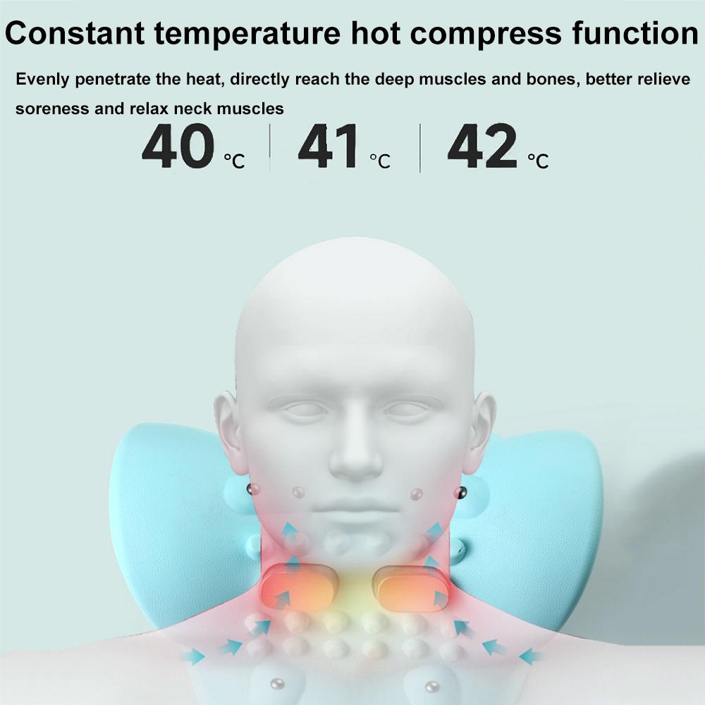 Blue Hot Compress Shoulder & Neck Massager