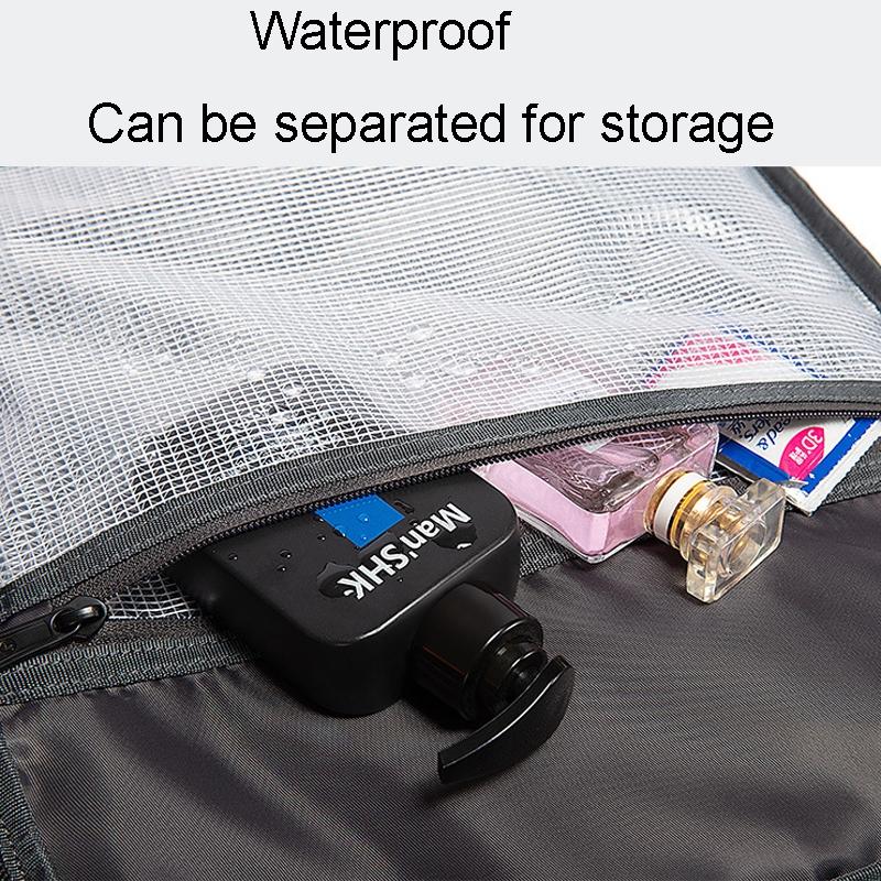 Men Waterproof Double Shoulder Backpack