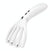 Heated Vibration Head Massager Mini Electric Comb Pearl White