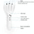 Heated Vibration Head Massager Mini Electric Comb Pearl White