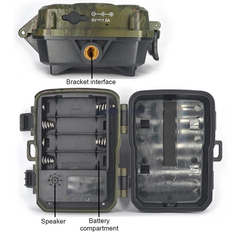 Outdoor Night Vision Hunting Camera with 4k Hd and Infrared Induction Camouflage Design