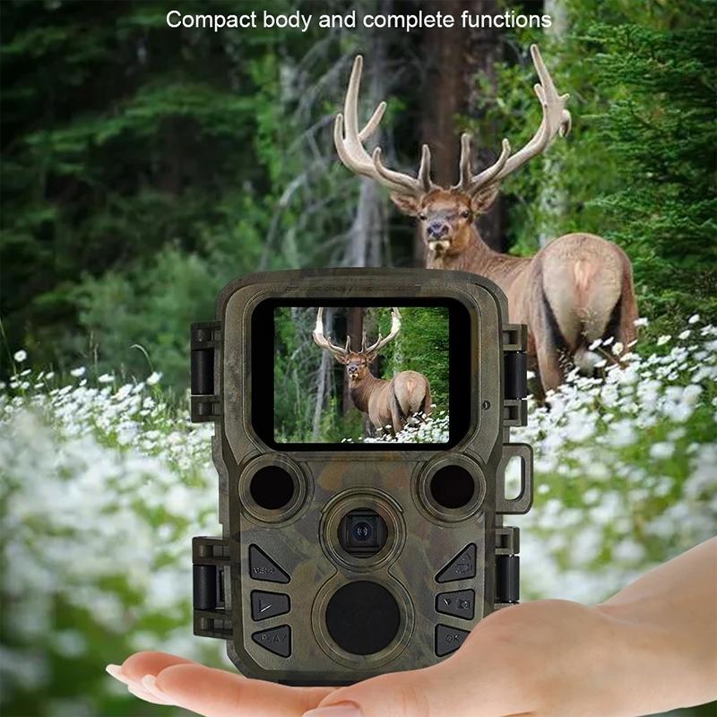 Outdoor Night Vision Hunting Camera with 4k Hd and Infrared Induction Camouflage Design