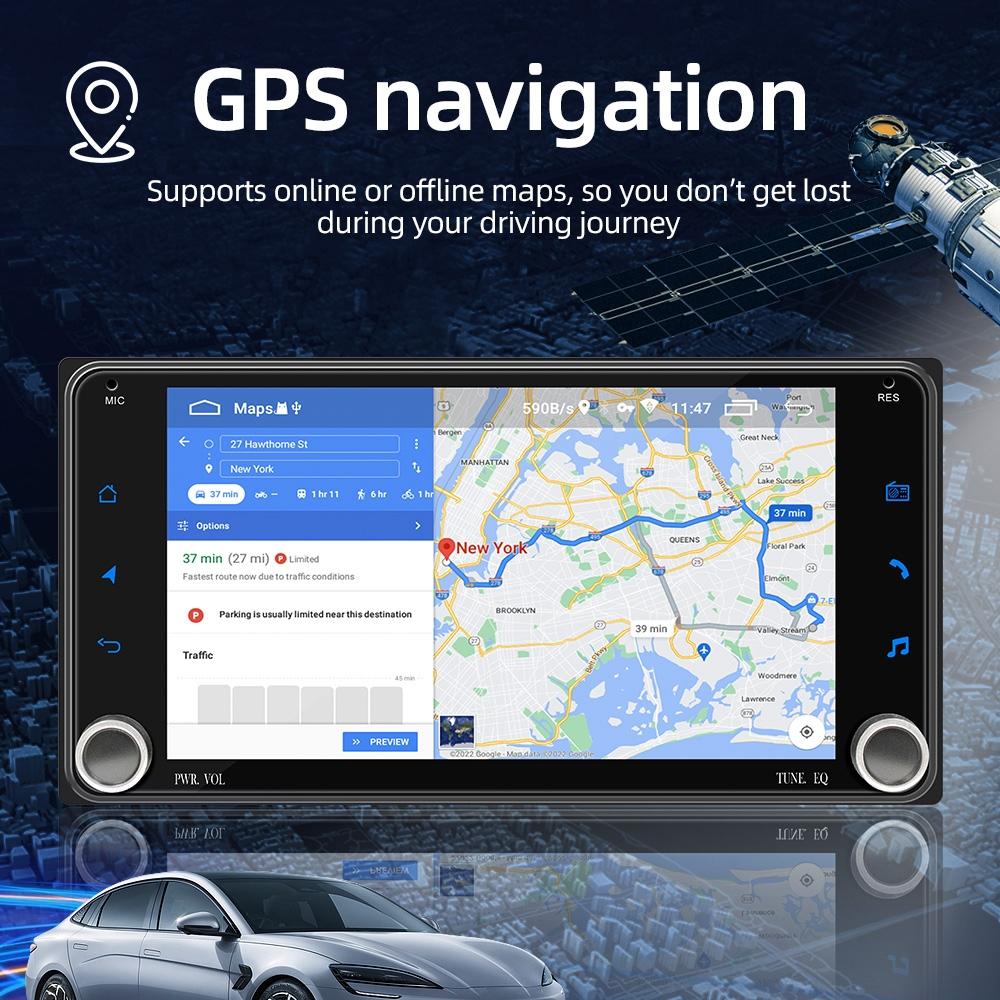 7 Inch Android Navigation For Toyota Corolla - Bluetooth Fm 1 + 32G