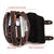 Brown Leather Crossbody Backpack For Men