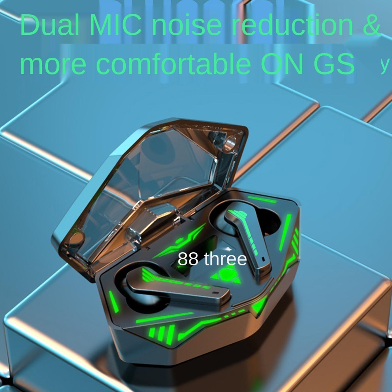 Wireless Gaming Bluetooth Earphones - Black