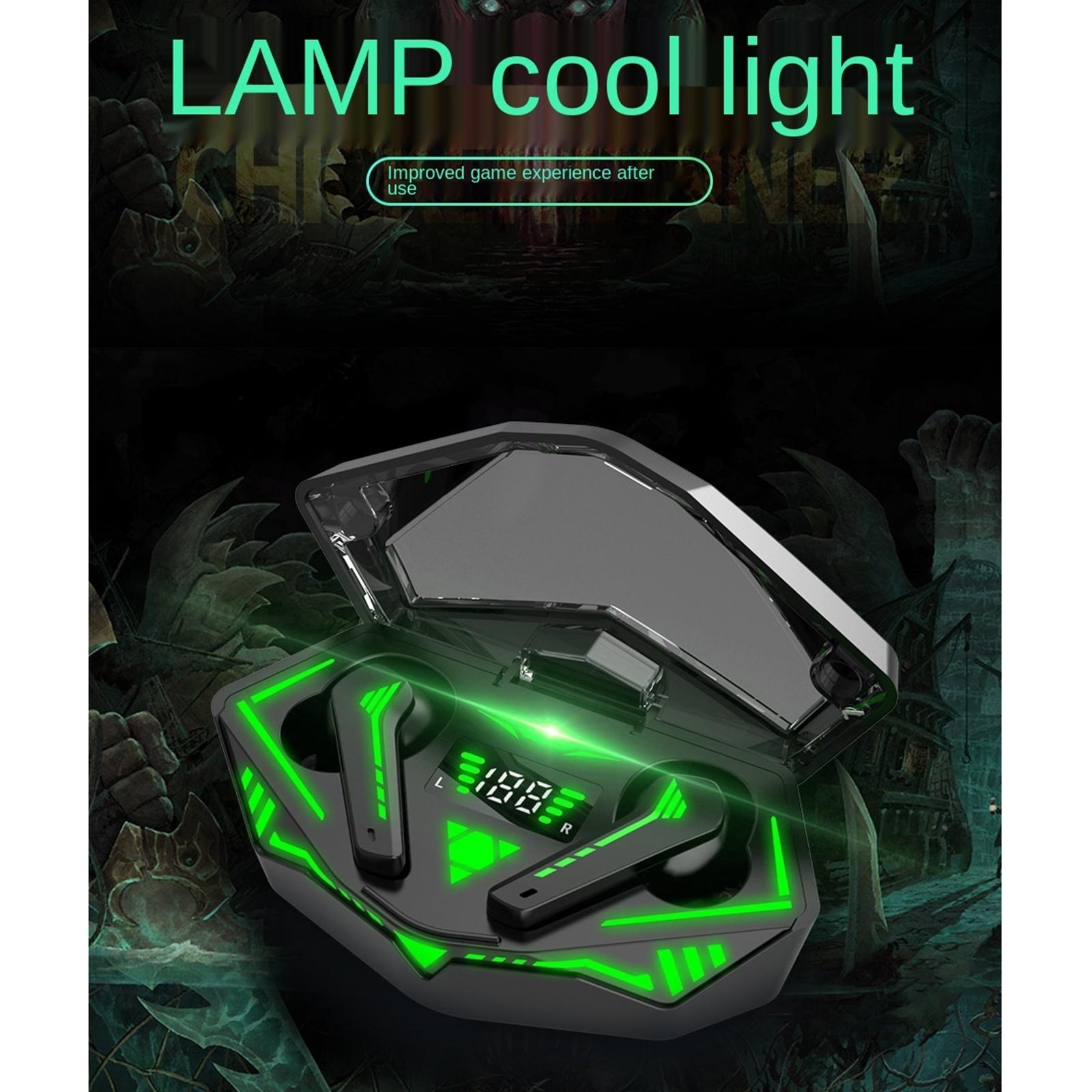 Wireless Gaming Bluetooth Earphones - Black