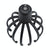 Vibrating Scalp Massager For Stress Relief Black