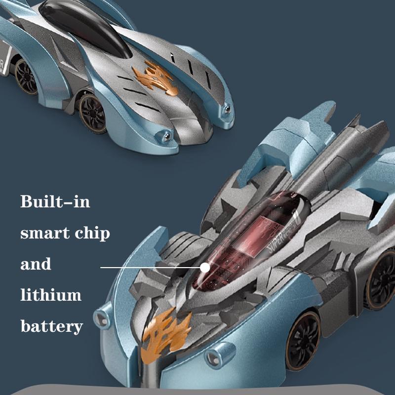 Electric Remote Control Wall Climbing Car for Kids - Mini Toy - Red Charge Handle Rc Edition