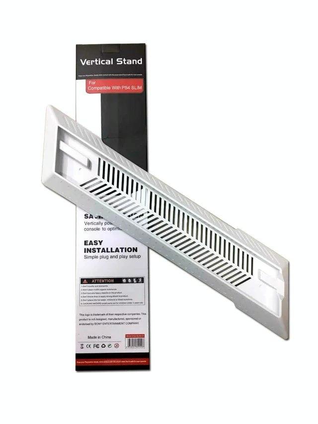 Efficient Cooling Bracket for Ps4 Slim - Simple Design - White