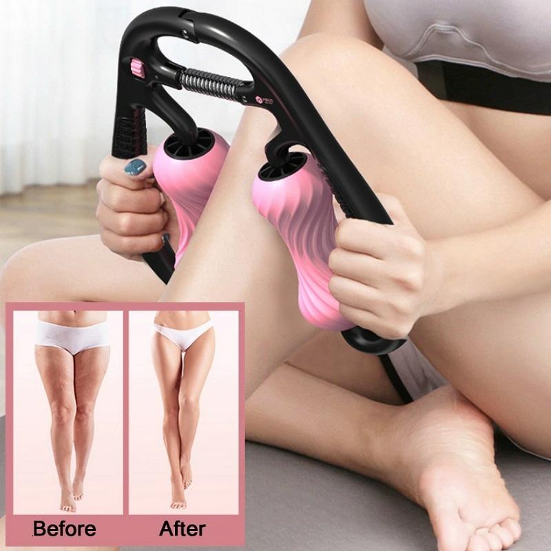 Mike Spiral Line Foam Roller For Muscle Relaxation - Girl Pink