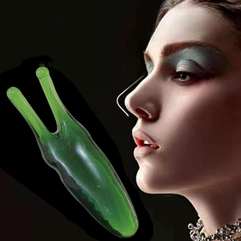 5-Piece Nose Clearing Beauty Tool For Respiratory Tract - Emerald Green