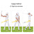 Golf Swing Training Belt for Improved Fitness and Technique - Red