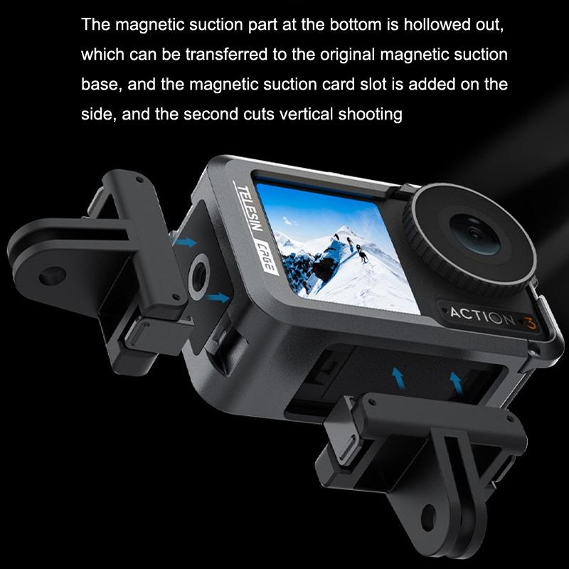 Protective Frame for Dji Action 3 with Motion Camera - Rabbit Cage