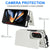 For Samsung Galaxy z Fold4 5G Foldable Phone Case with Double Buckle Card Slot - White