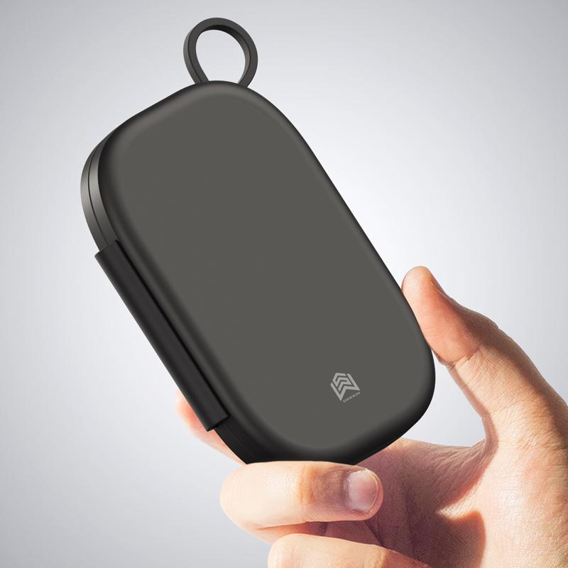 3 In 1 Magnetic Wireless Charger For Apple Devices - Black