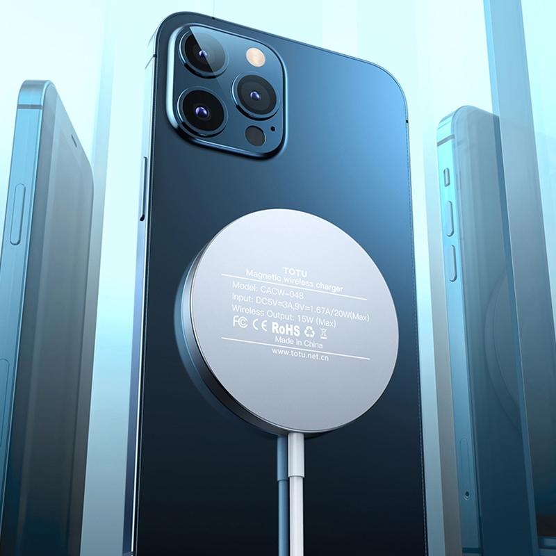 15W Magnetic Wireless Charger White