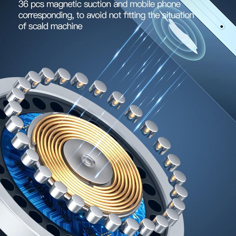 15W Magnetic Wireless Charger White