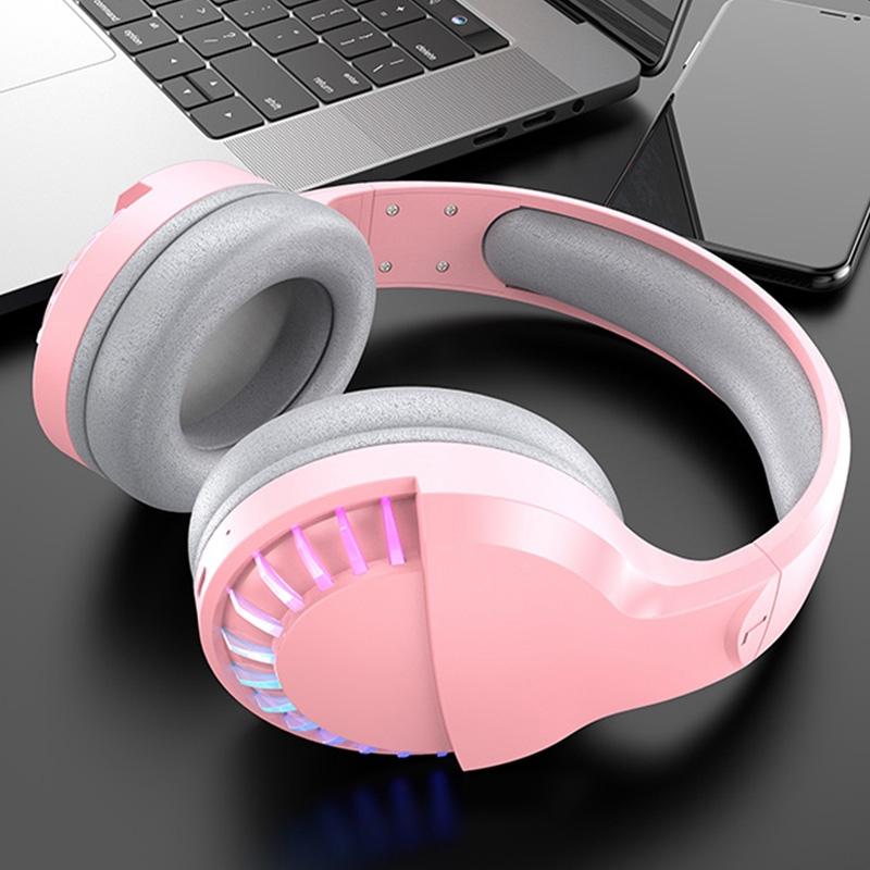 Rgb Dual-Mode Bluetooth Gaming Headset - Black