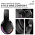 Rgb Dual-Mode Bluetooth Gaming Headset - Black