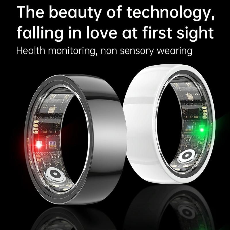 Smart Ring With Heart Rate Blood Oxygen Sleep & Sports Modes - Size 12