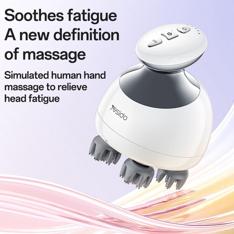 Yesido Mg12 Waterproof Head Massager White