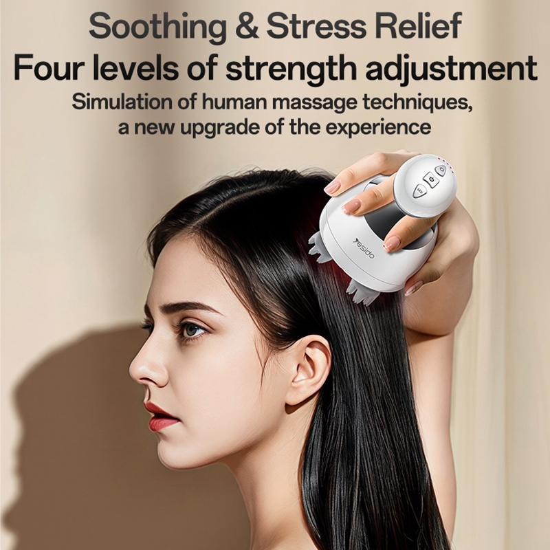 Yesido Mg12 Waterproof Head Massager White