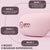 Rechargeable Eye Massager With Heat Air Pressure & Vibration - Pink