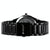 Waterproof Full Steel Quartz Watch - Fashion Business Calendar - Black Case Black Face