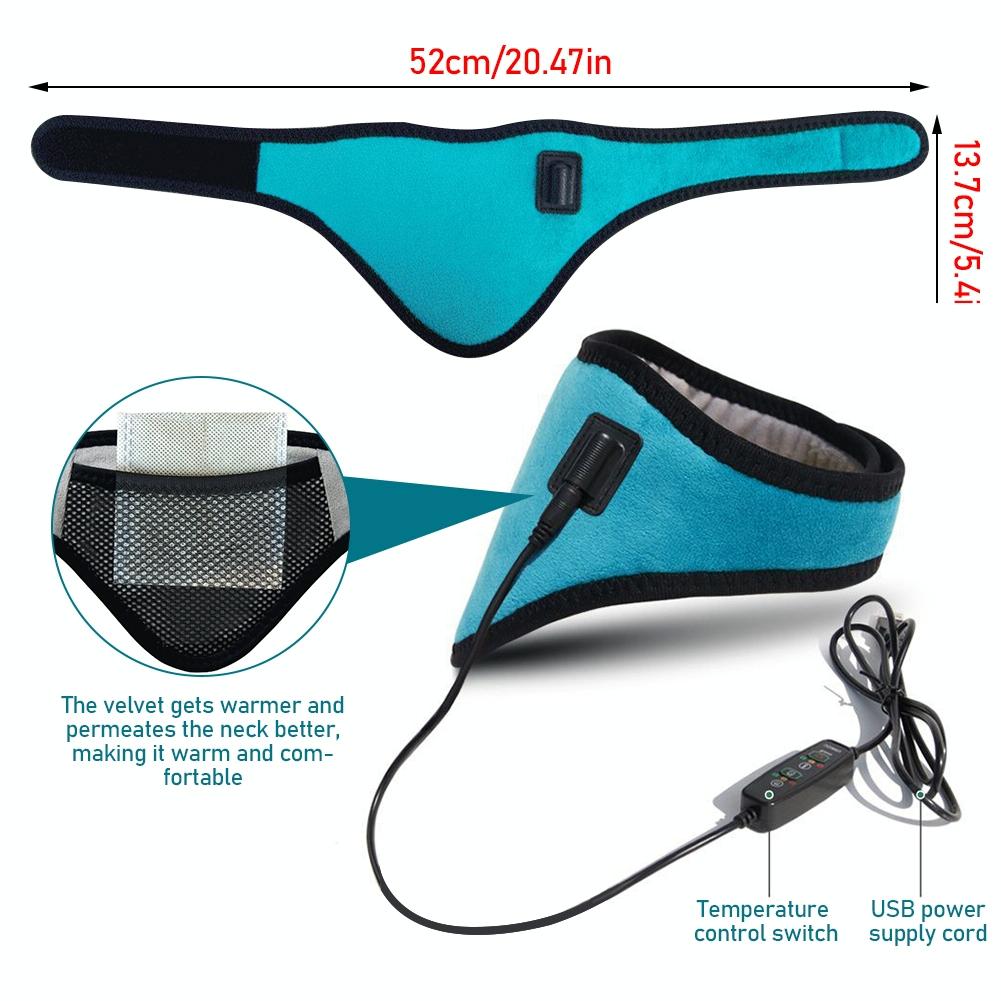 Graphene Neck Pain Relief Tool Usb Heating - Sea Green